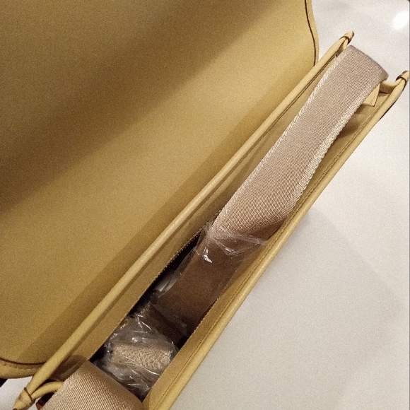 MCM Beige Monogram Messenger Bag - Picture 3 of 8